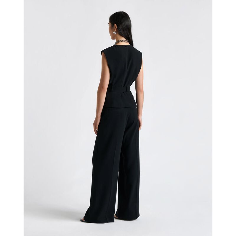 Cue Belted Tailored Sleeveless Top image number 1